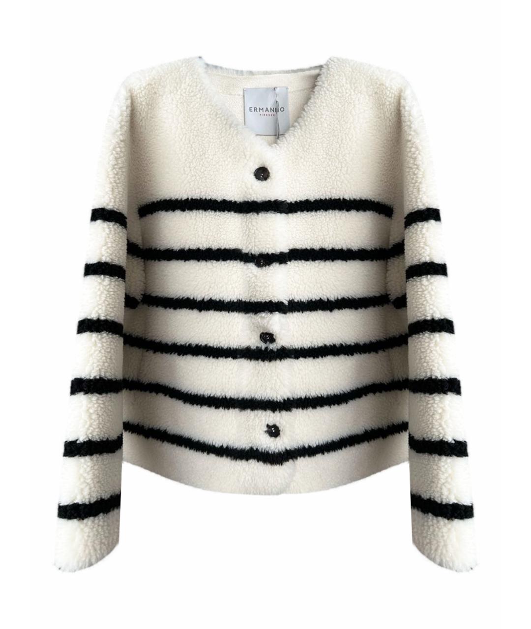 ERMANNO FIRENZE Белая полиэстеровая куртка, фото 1