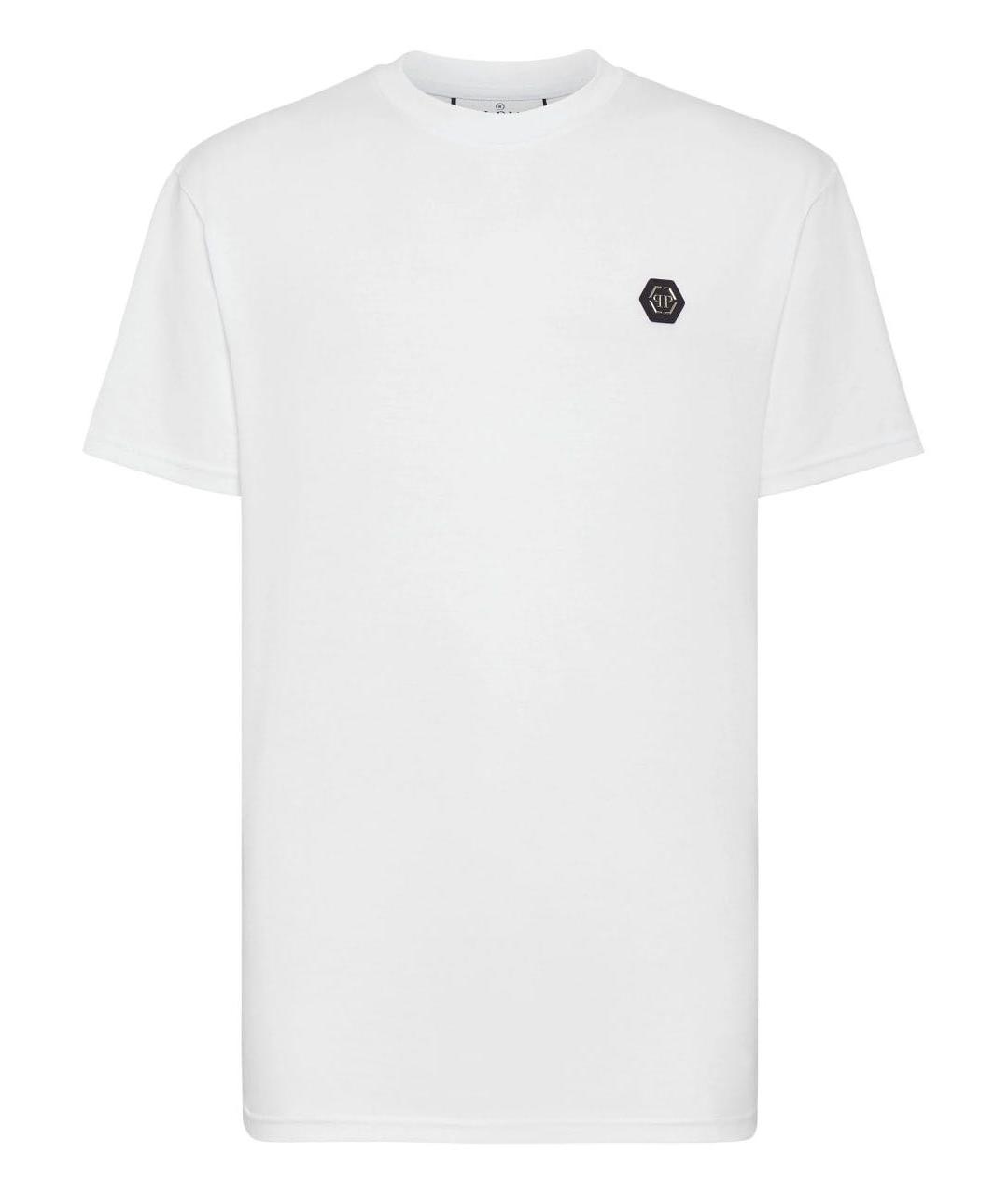 PHILIPP PLEIN Белая хлопковая футболка, фото 6