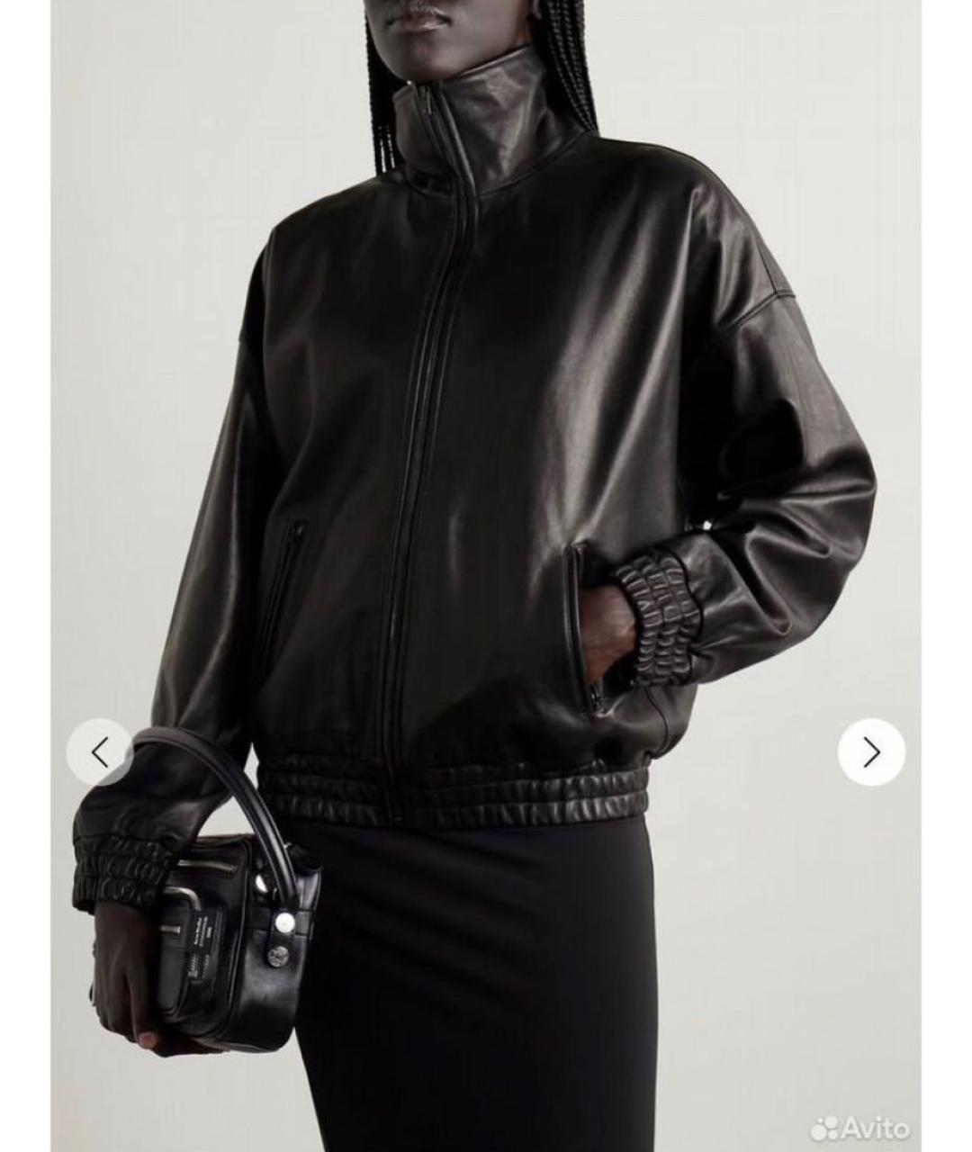 ACNE STUDIOS Черная кожаная куртка, фото 2