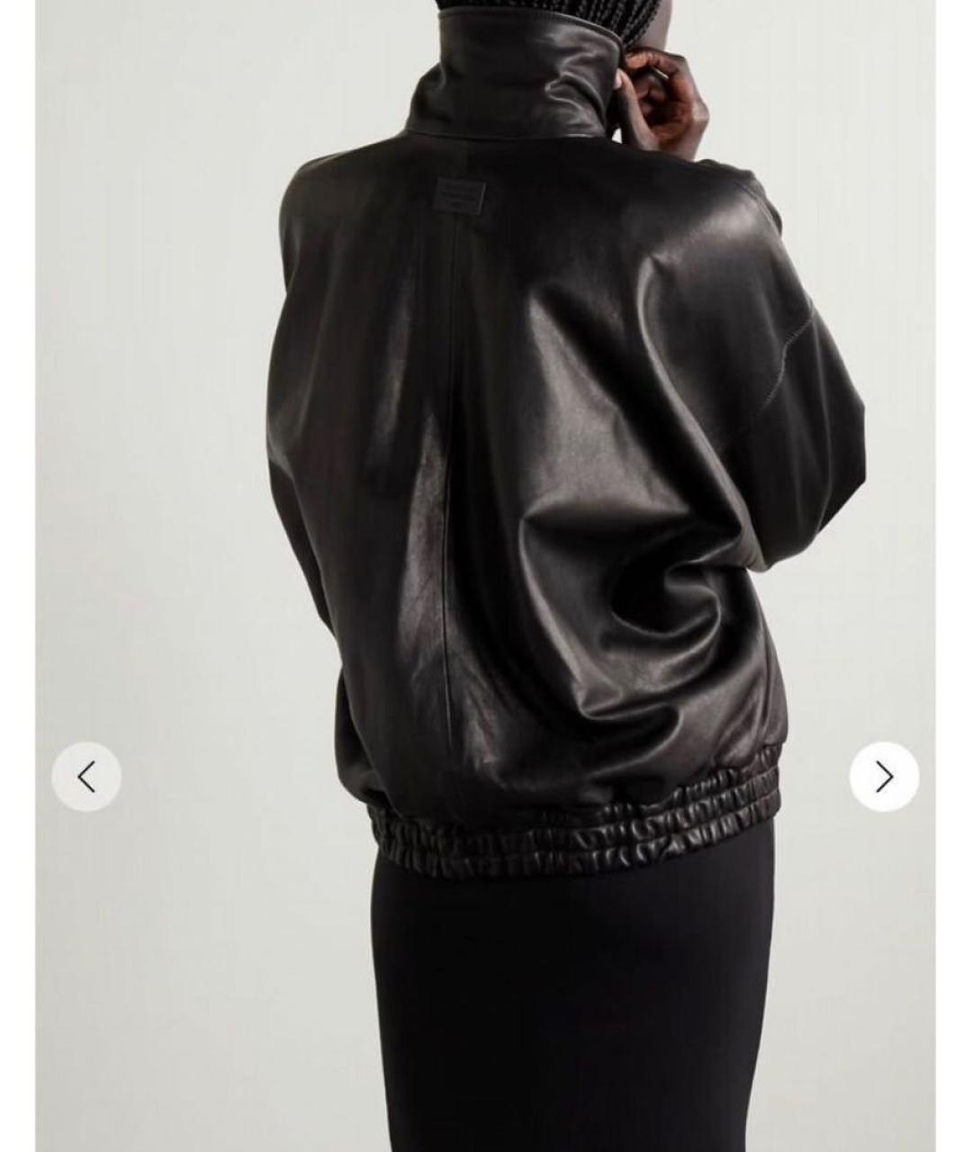 ACNE STUDIOS Черная кожаная куртка, фото 3