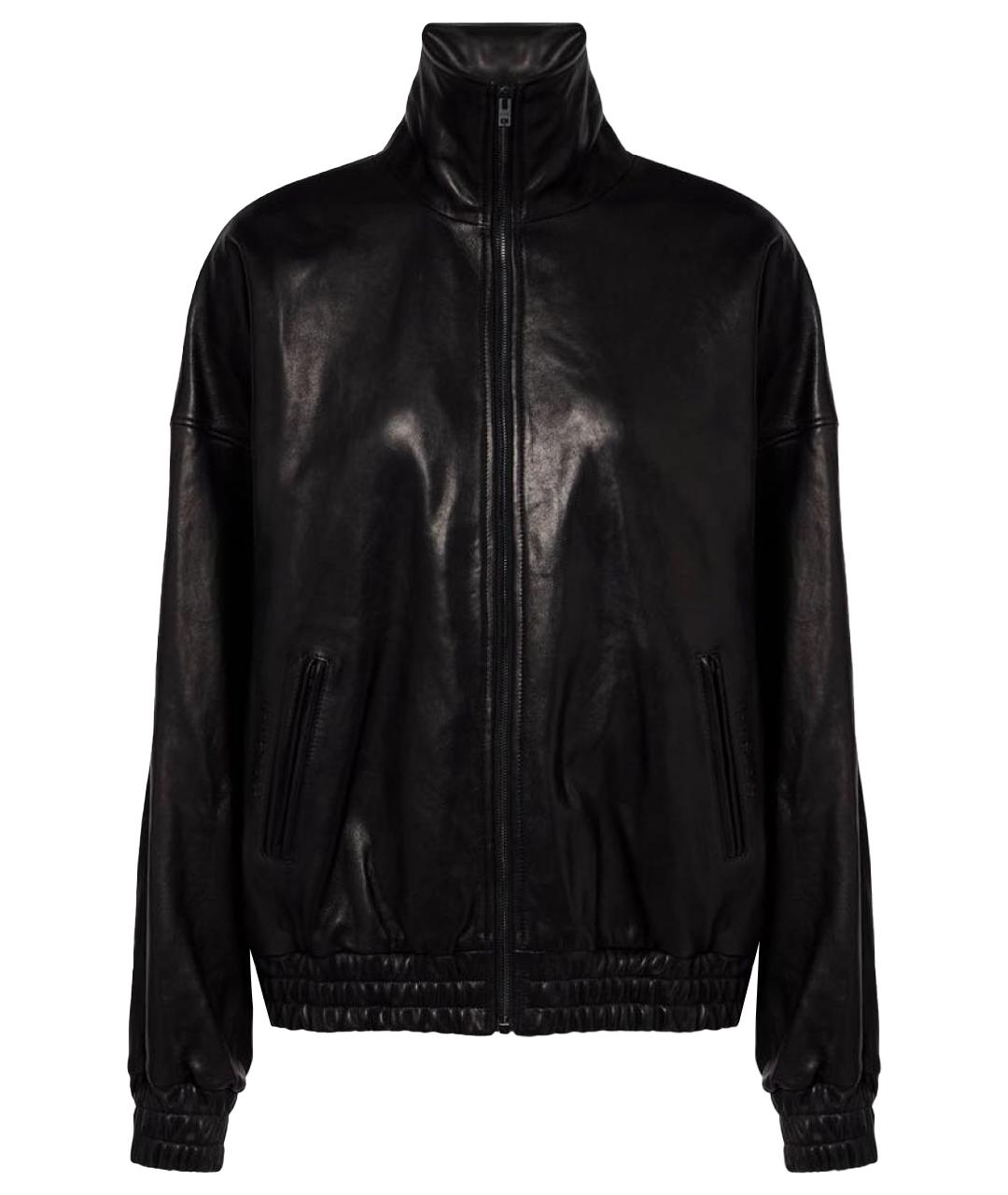 ACNE STUDIOS Черная кожаная куртка, фото 1