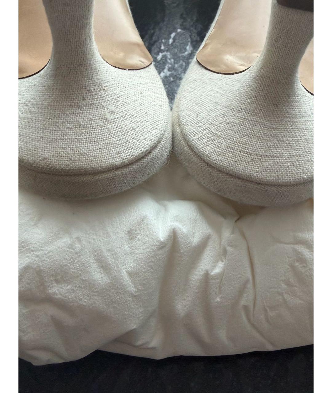THE ROW Белые текстильные мюли, фото 5