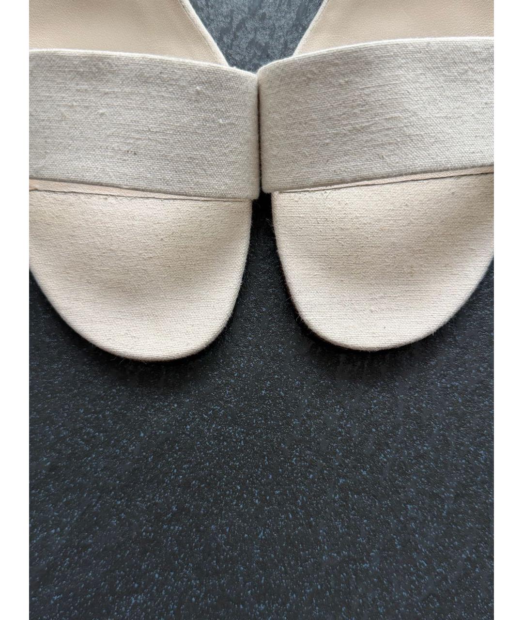 THE ROW Белые текстильные мюли, фото 6