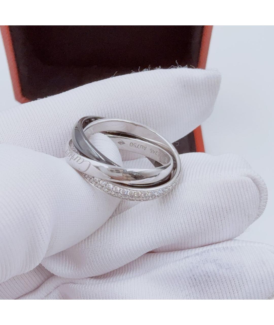 CARTIER Белое кольцо из белого золота, фото 6