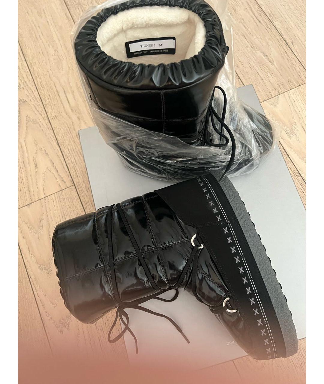 BOGNER Черные синтетические полусапоги, фото 9