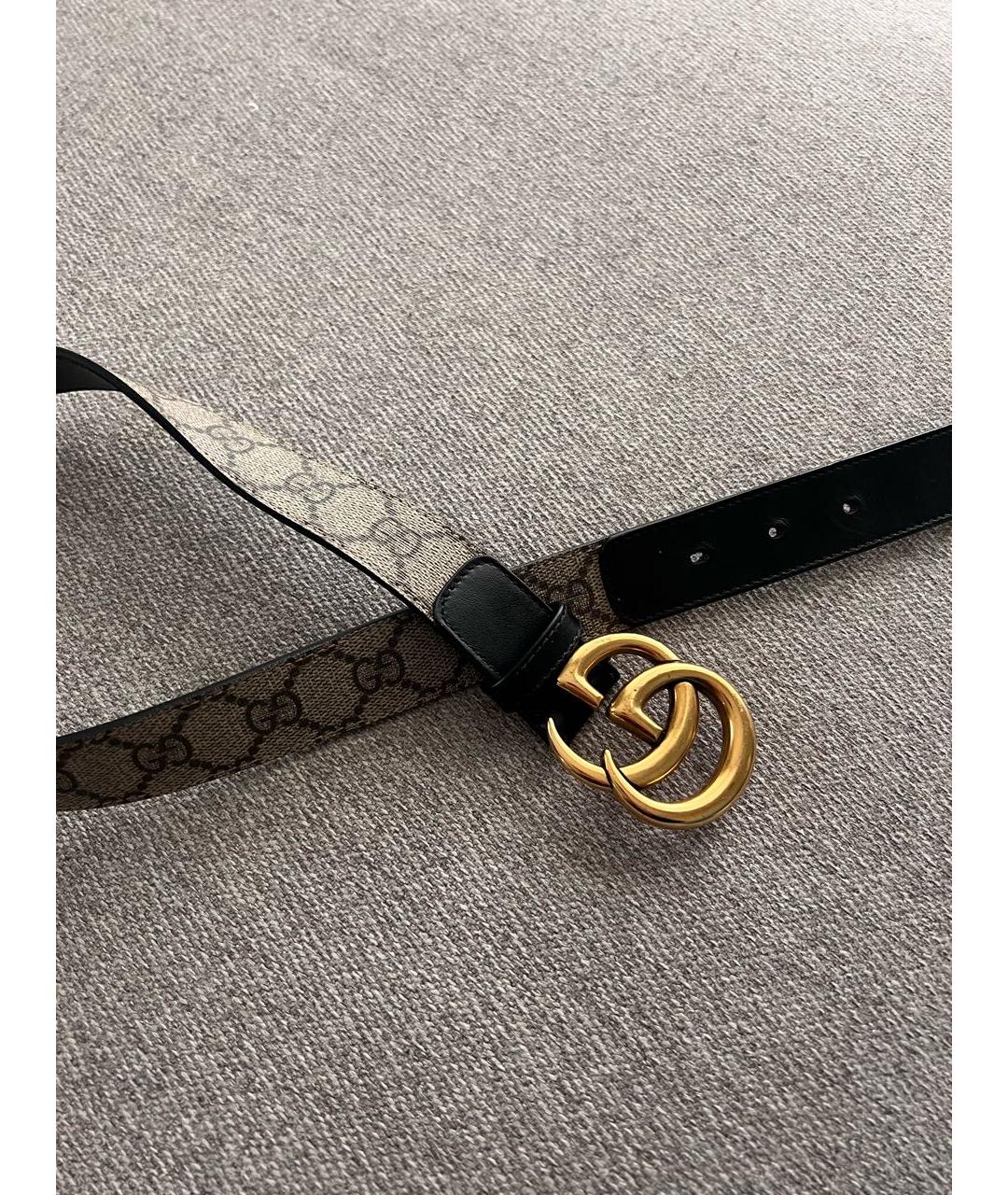 GUCCI Черный ремень, фото 2