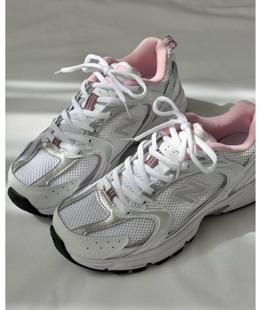 NEW BALANCE Розовые текстильные кроссовки, фото 7