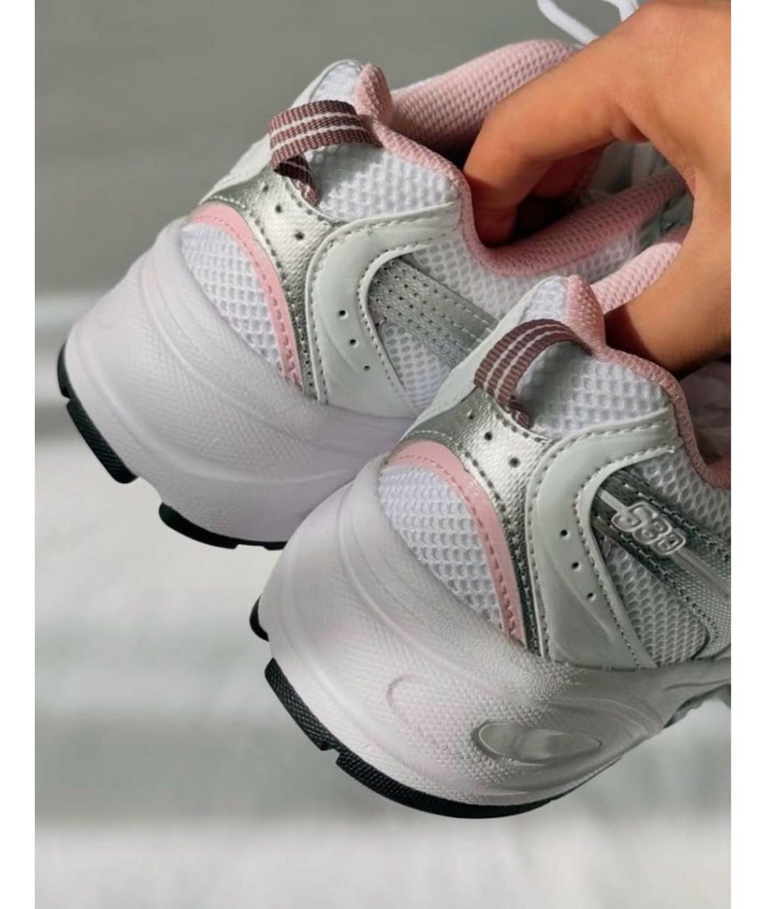 NEW BALANCE Розовые текстильные кроссовки, фото 8