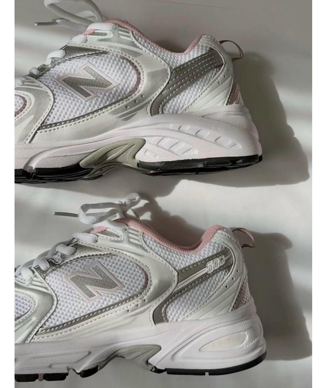 NEW BALANCE Розовые текстильные кроссовки, фото 5