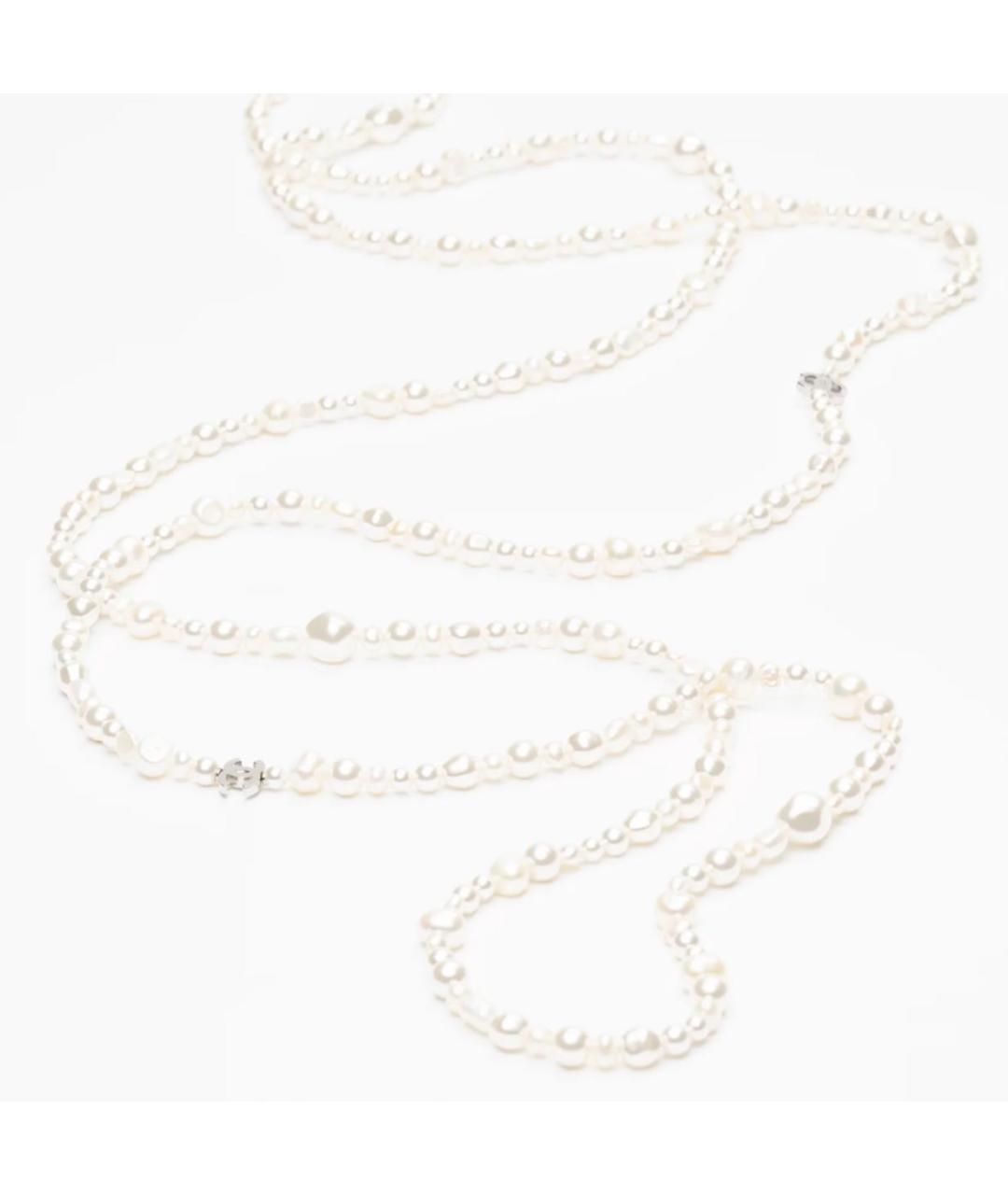 CHANEL Белая подвеска, фото 4