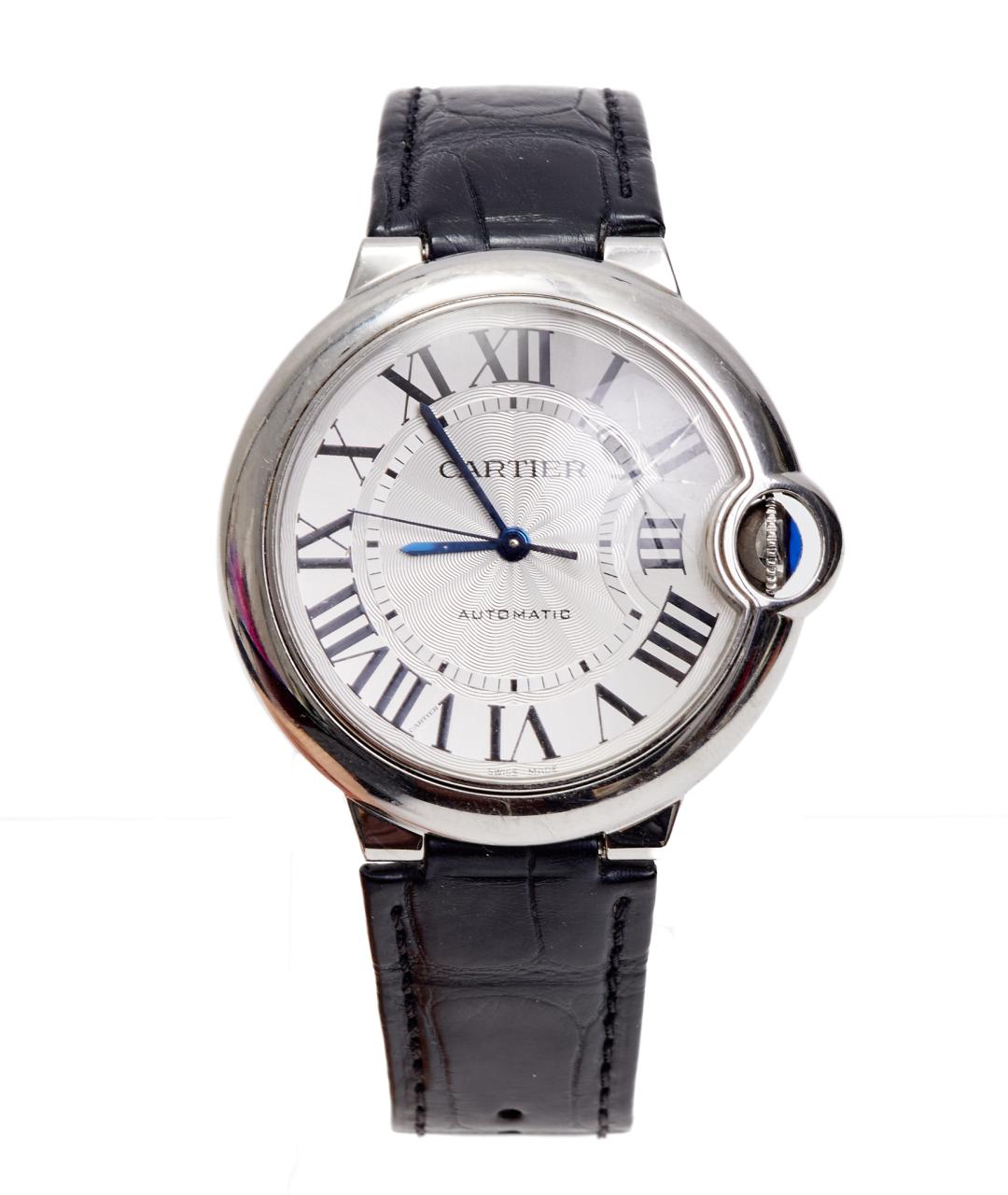 CARTIER Серебряные стальные часы, фото 7