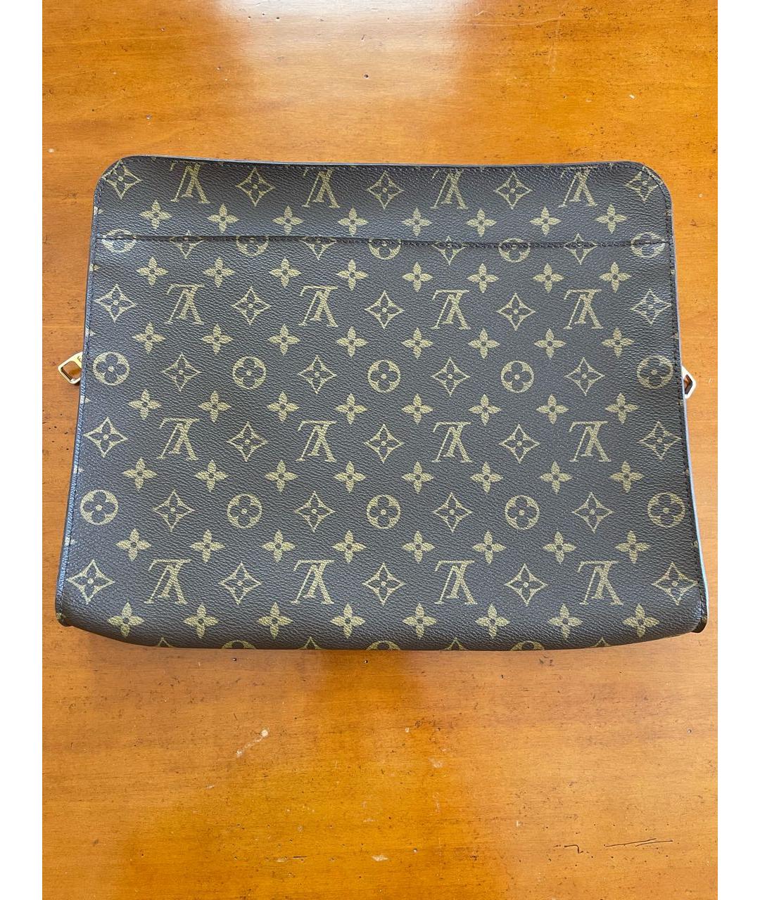 LOUIS VUITTON Коричневая папка для документов, фото 7