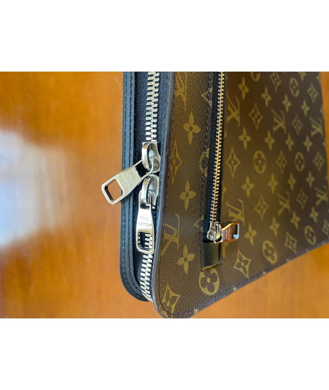 LOUIS VUITTON Коричневая папка для документов, фото 5