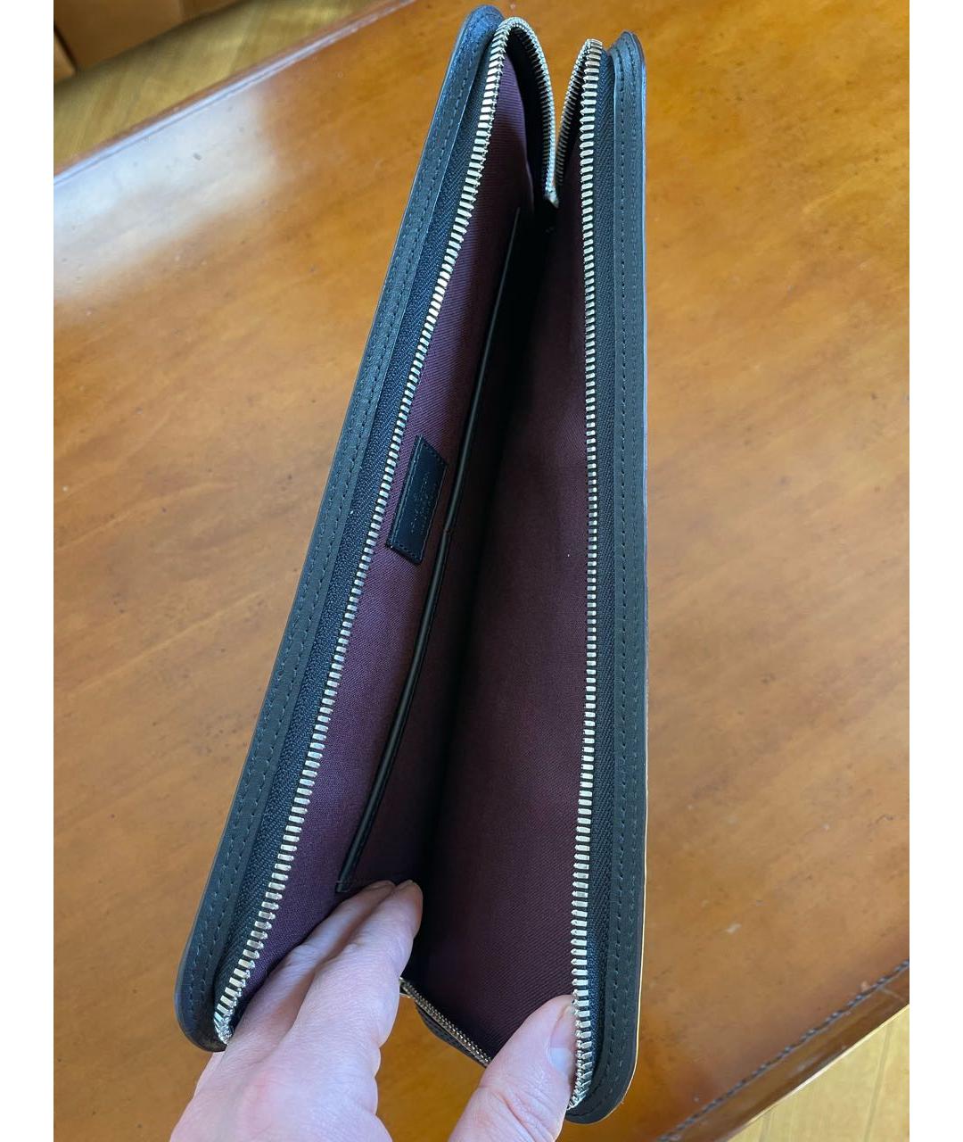 LOUIS VUITTON Коричневая папка для документов, фото 2