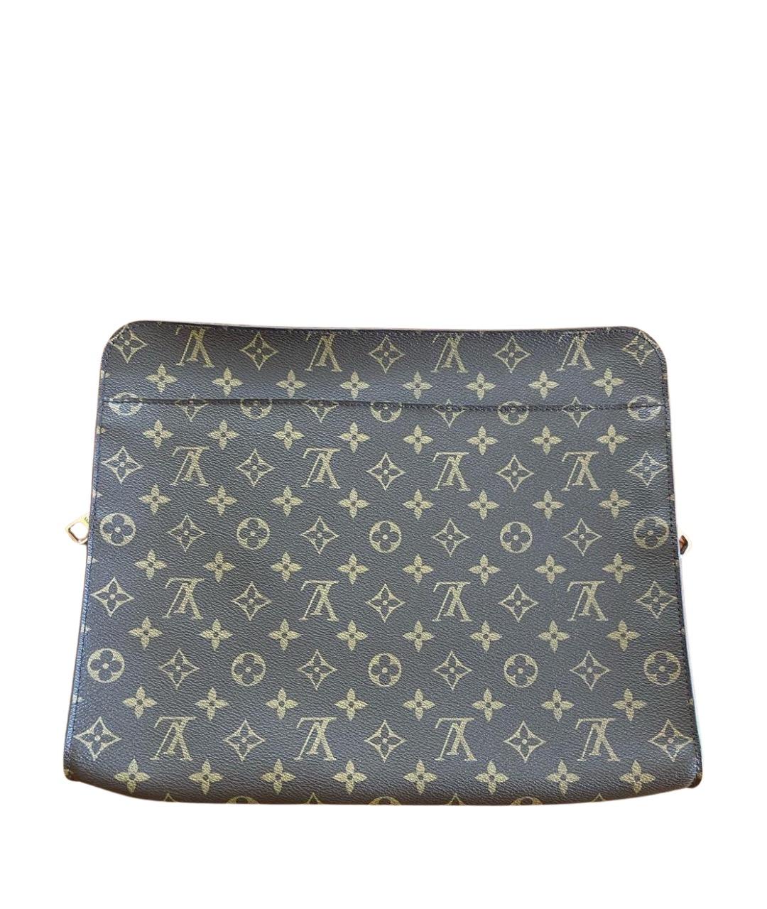 LOUIS VUITTON Коричневая папка для документов, фото 1