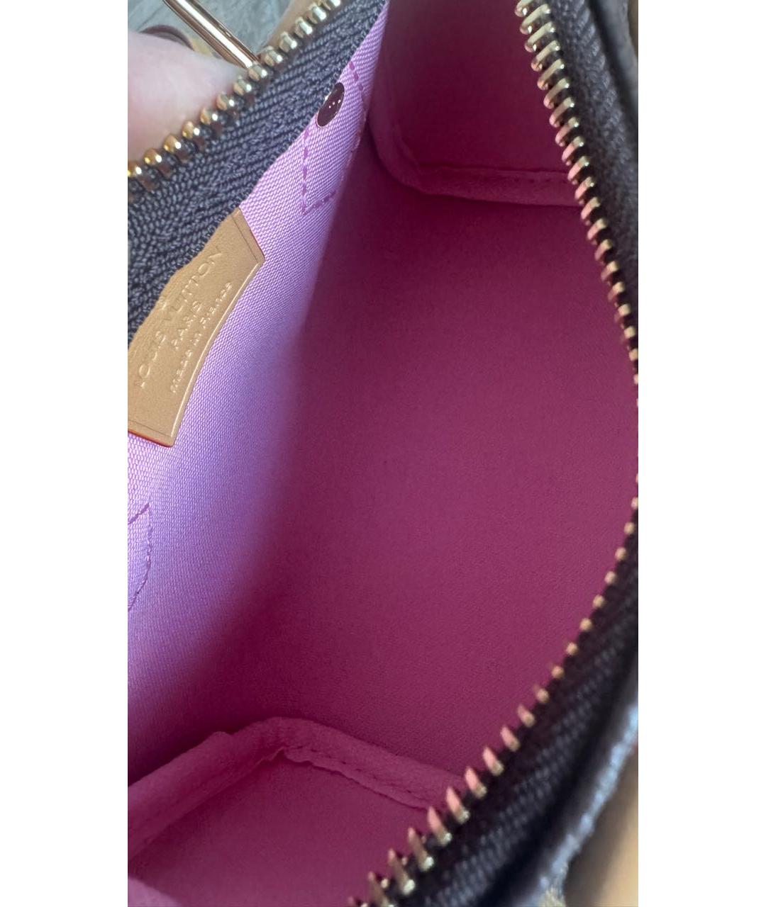 LOUIS VUITTON Коричневая сумка с короткими ручками, фото 5