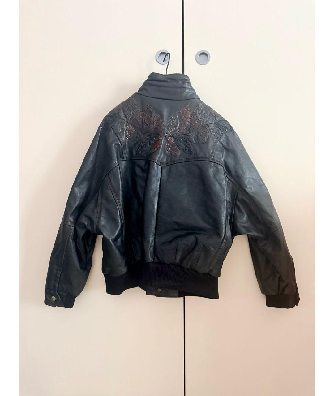 GUCCI Коричневая кожаная куртка, фото 2