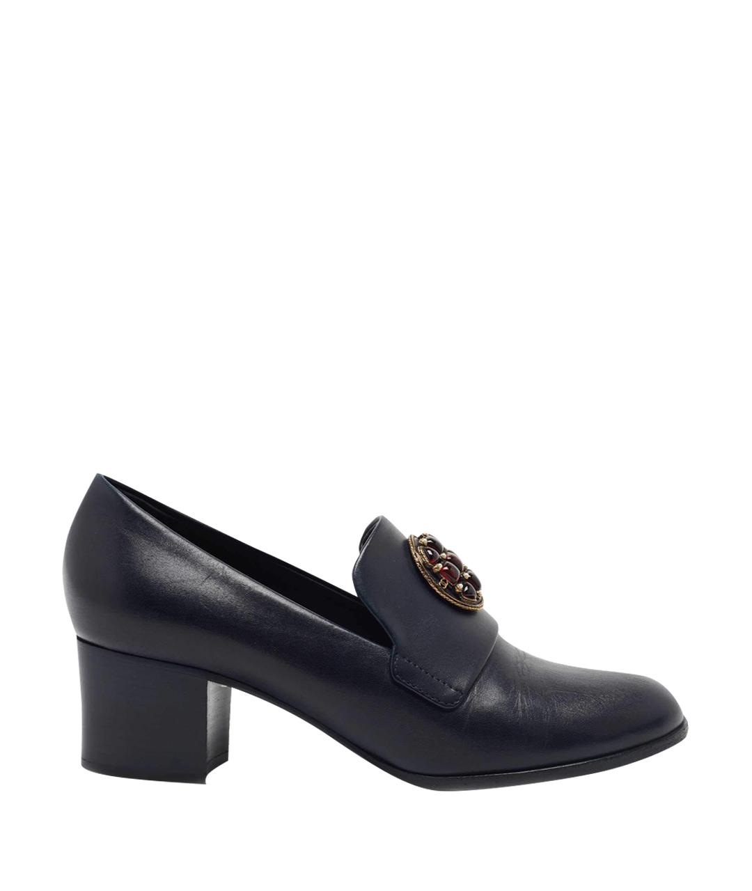 CHANEL Черные кожаные туфли, фото 1