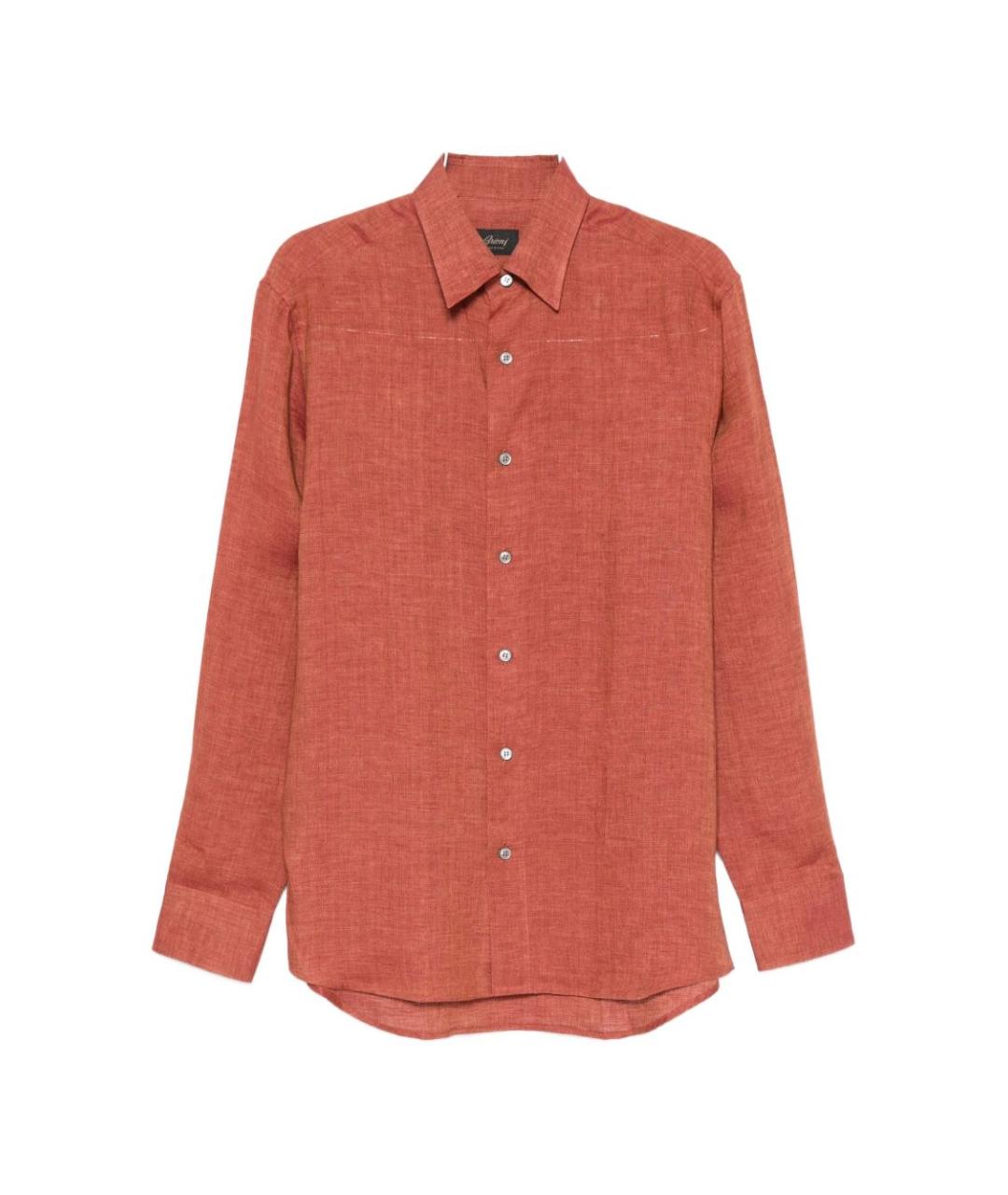 BRIONI Оранжевая кэжуал рубашка, фото 1