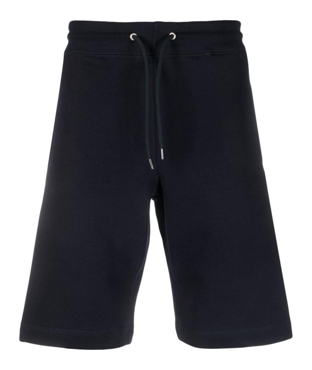 PAUL SMITH Синие хлопковые шорты, фото 1