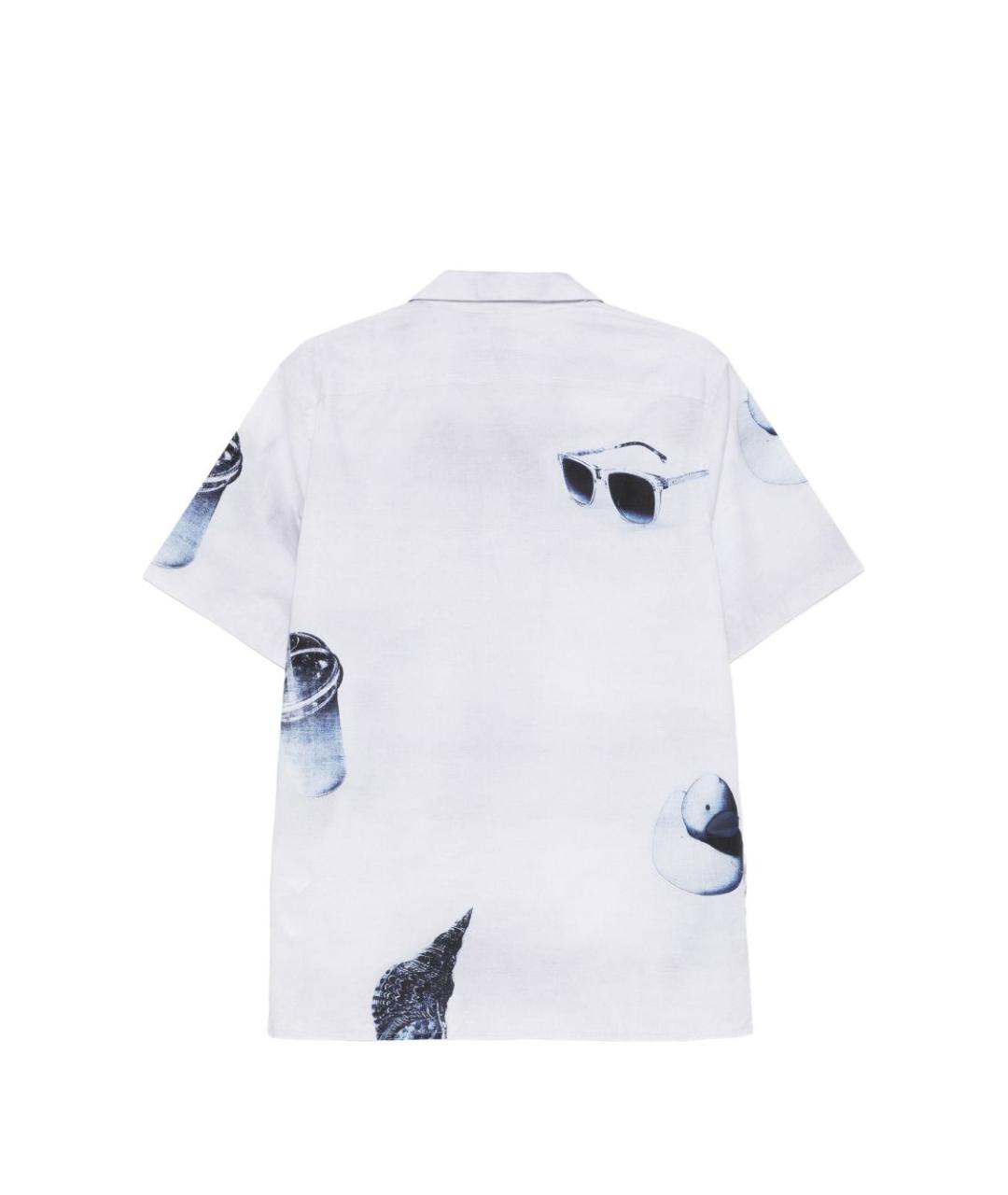 PAUL SMITH Серая хлопковая кэжуал рубашка, фото 2