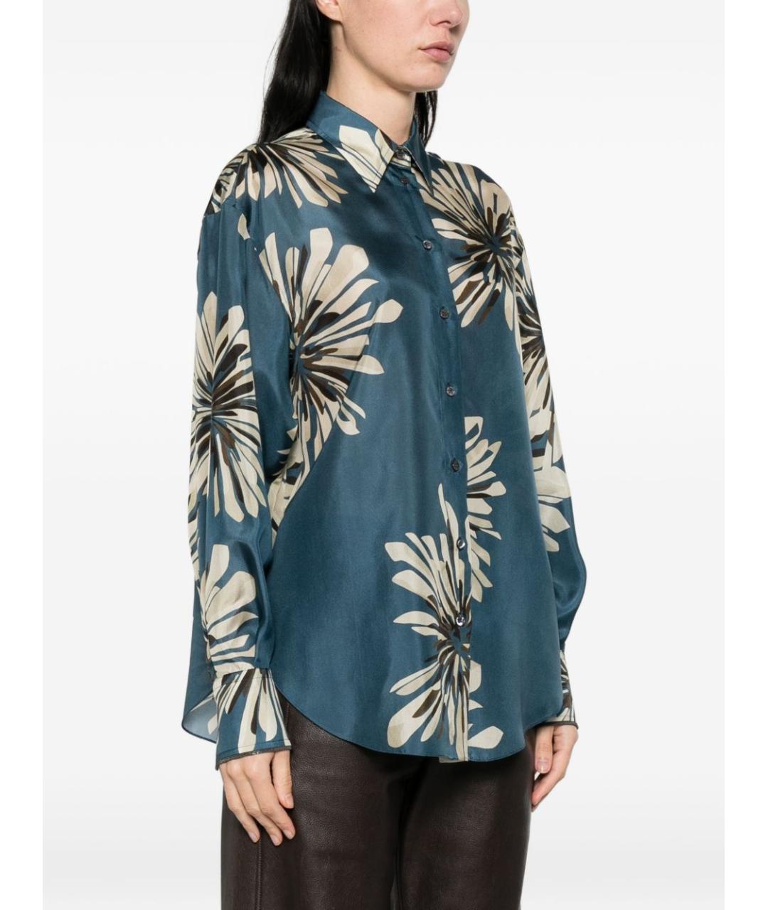 BRUNELLO CUCINELLI Мульти шелковая рубашка, фото 4