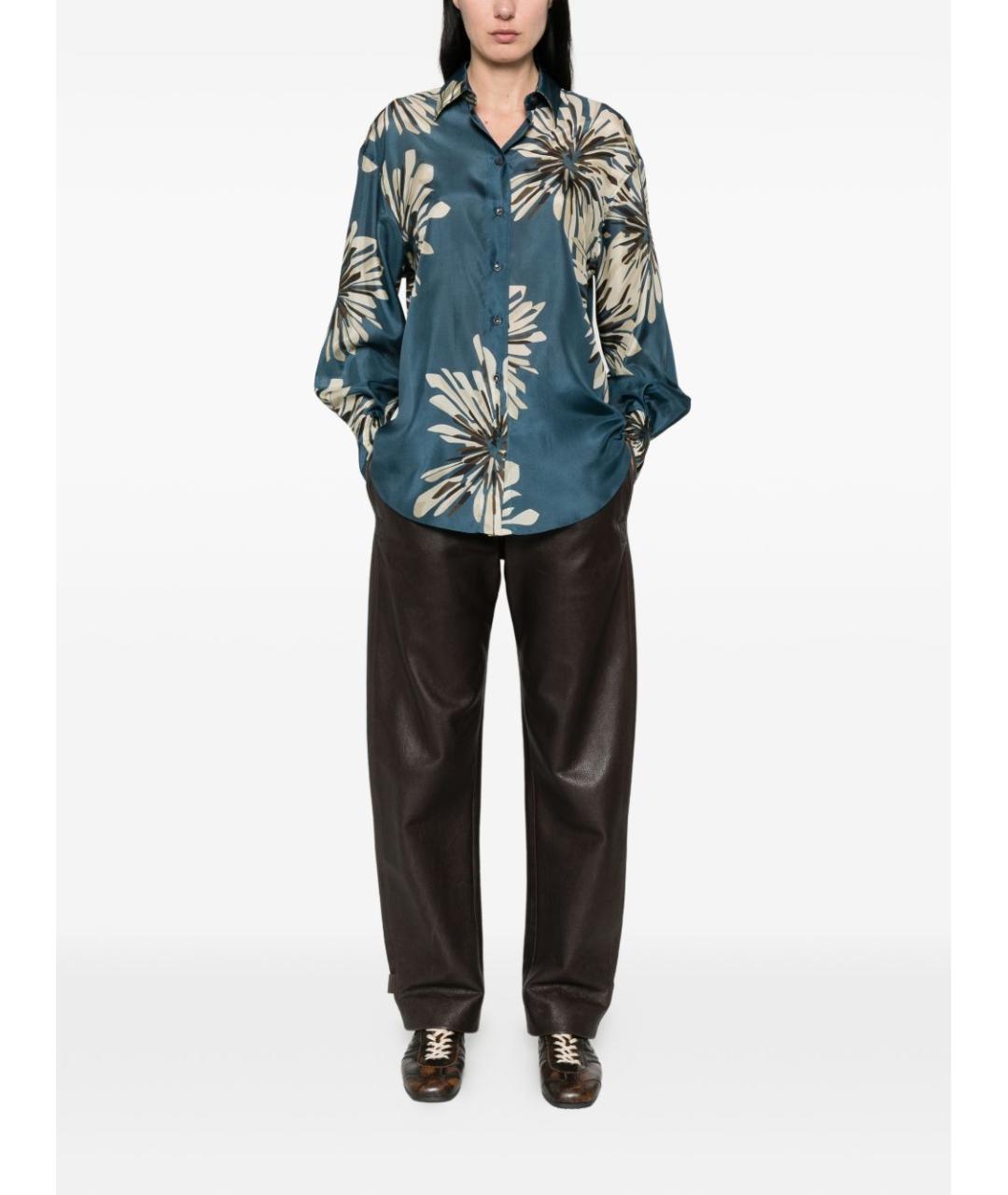 BRUNELLO CUCINELLI Мульти шелковая рубашка, фото 5