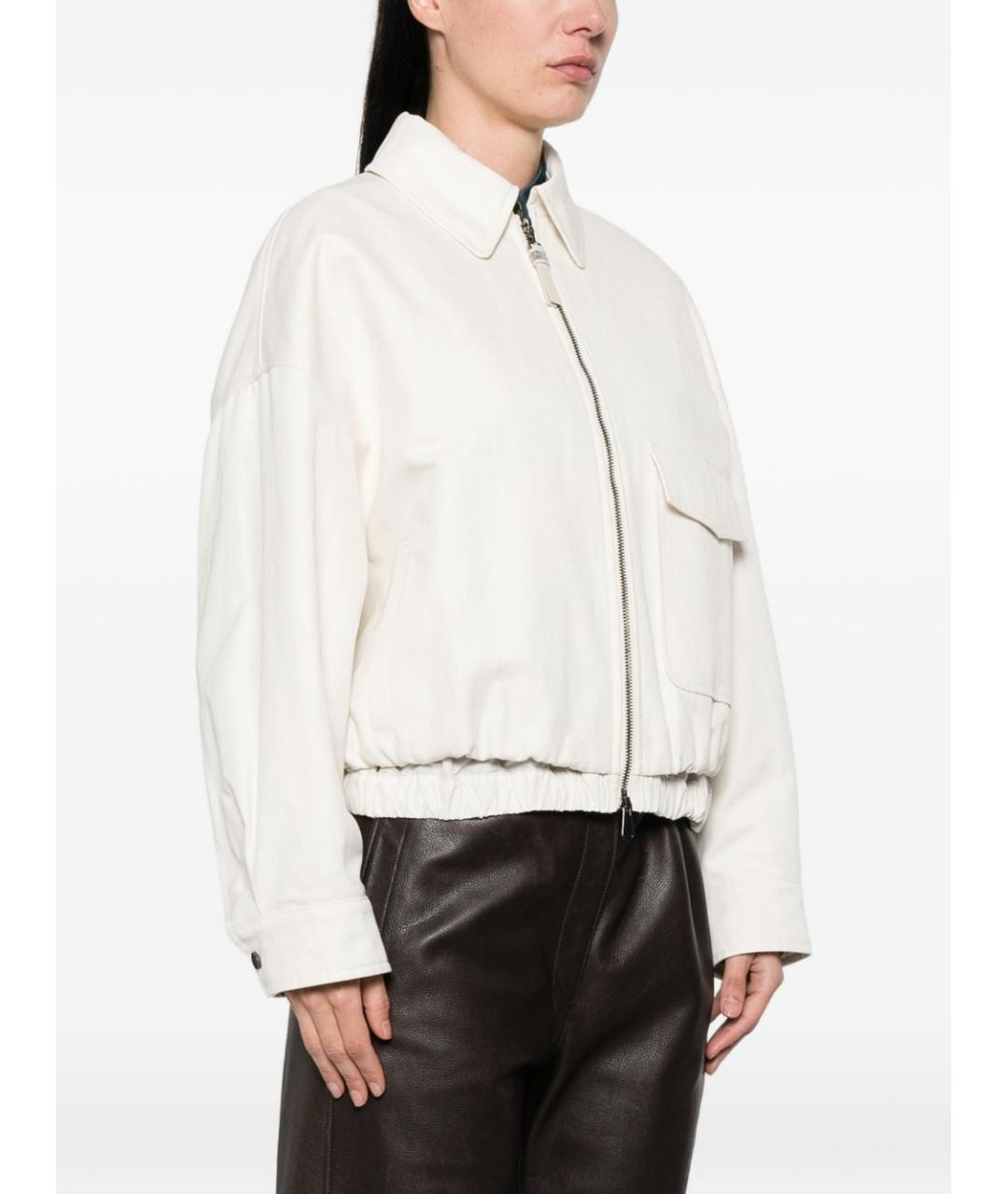 BRUNELLO CUCINELLI Бежевая хлопковая куртка, фото 3