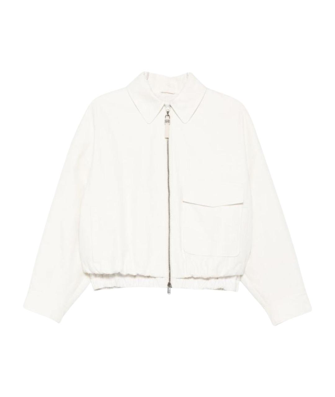 BRUNELLO CUCINELLI Бежевая хлопковая куртка, фото 1