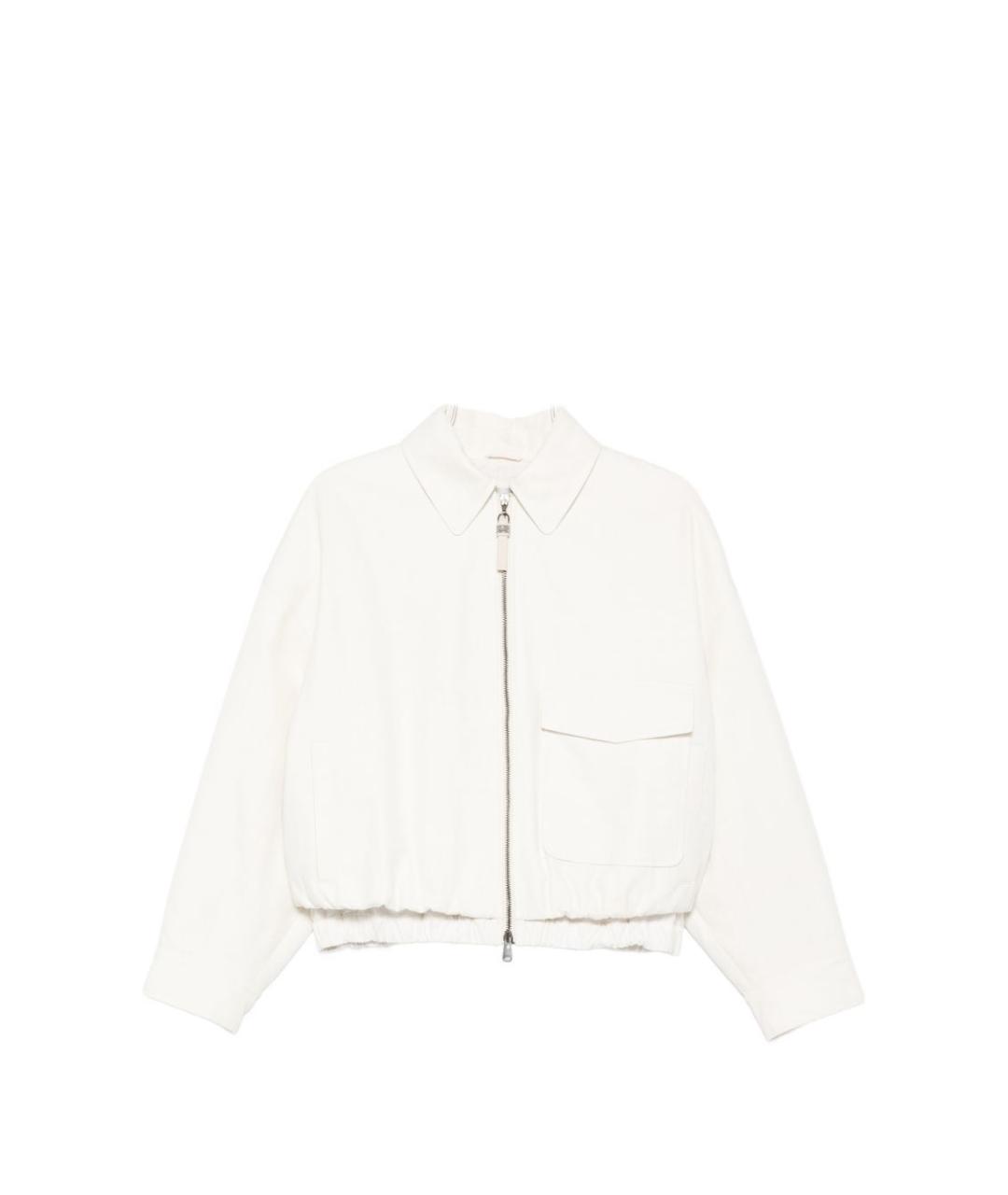 BRUNELLO CUCINELLI Бежевая хлопковая куртка, фото 6