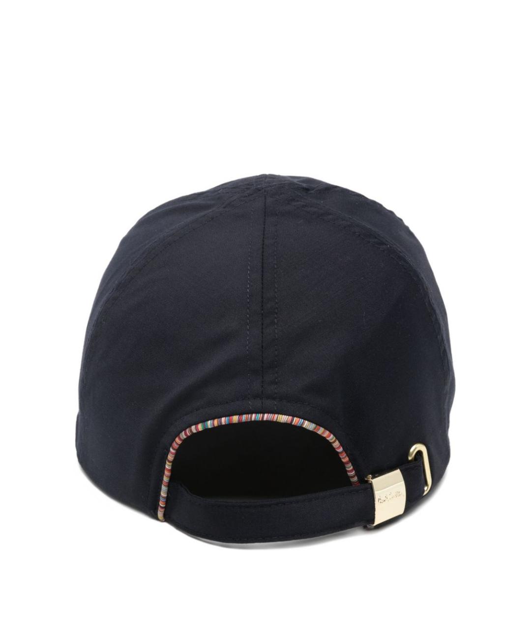 PAUL SMITH Темно-синяя шерстяная кепка/бейсболка, фото 3