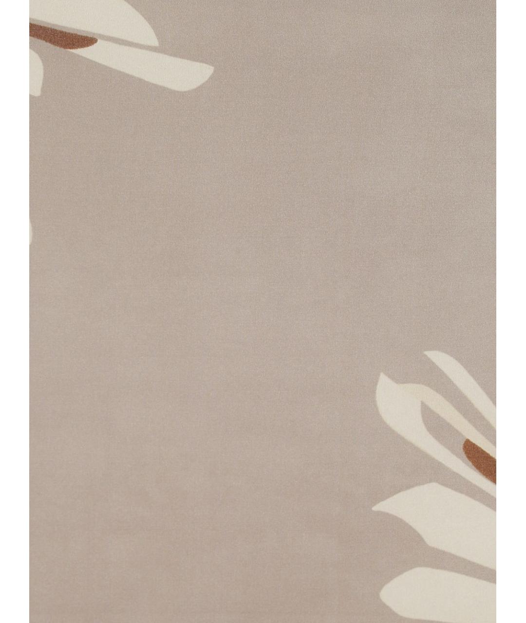 BRUNELLO CUCINELLI Коричневый шелковый платок, фото 2