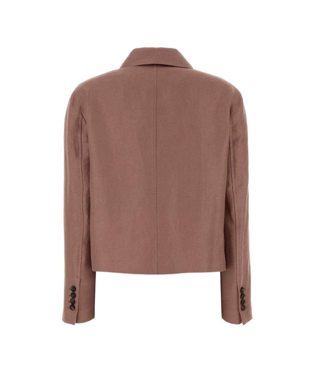 BRUNELLO CUCINELLI Розовая льняная куртка, фото 2