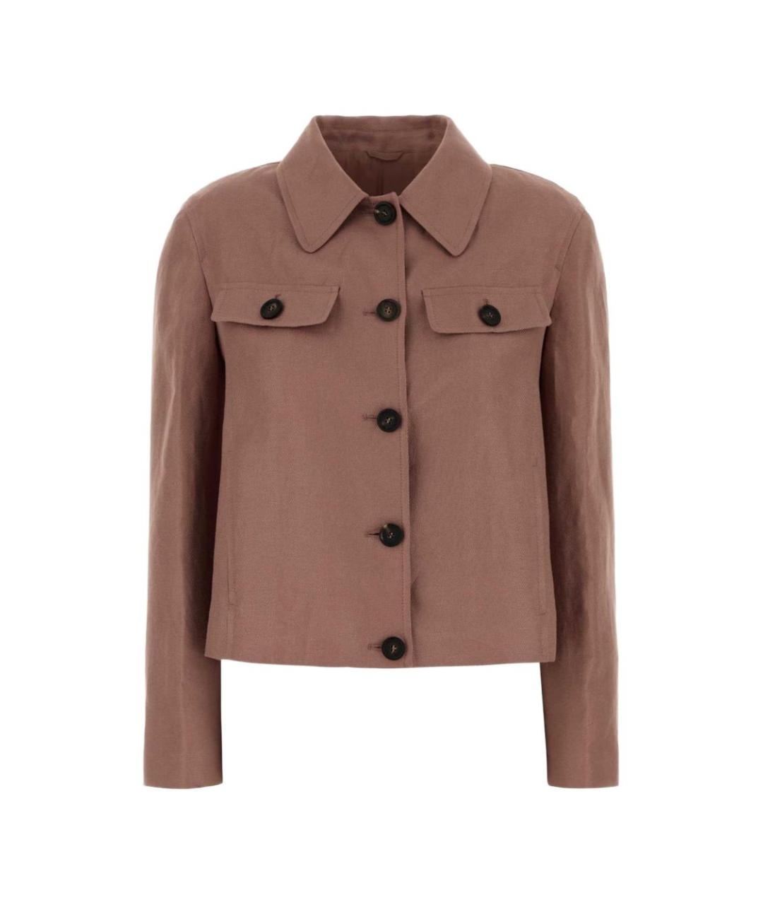 BRUNELLO CUCINELLI Розовая льняная куртка, фото 1