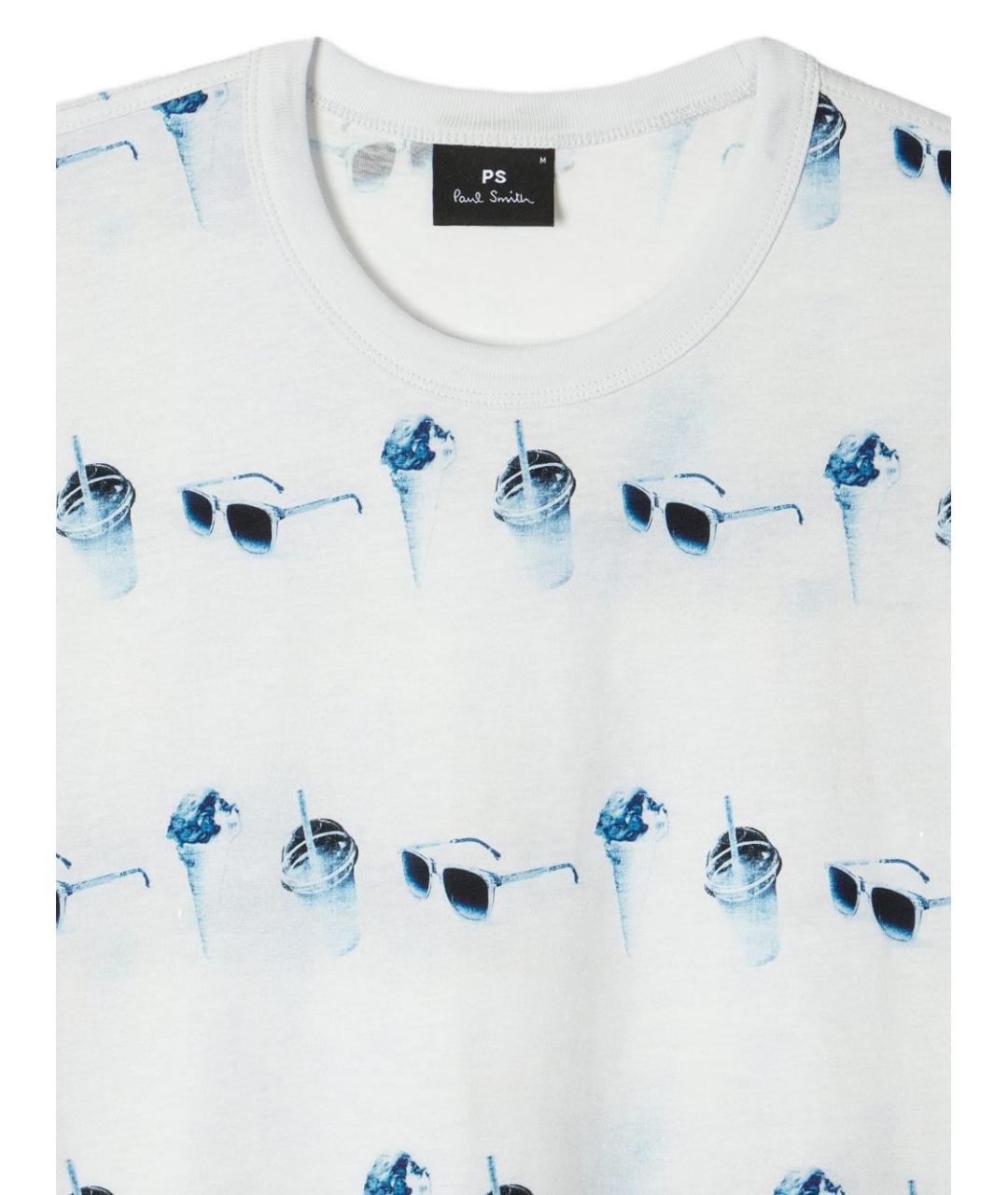 PAUL SMITH Мульти хлопковая футболка, фото 2