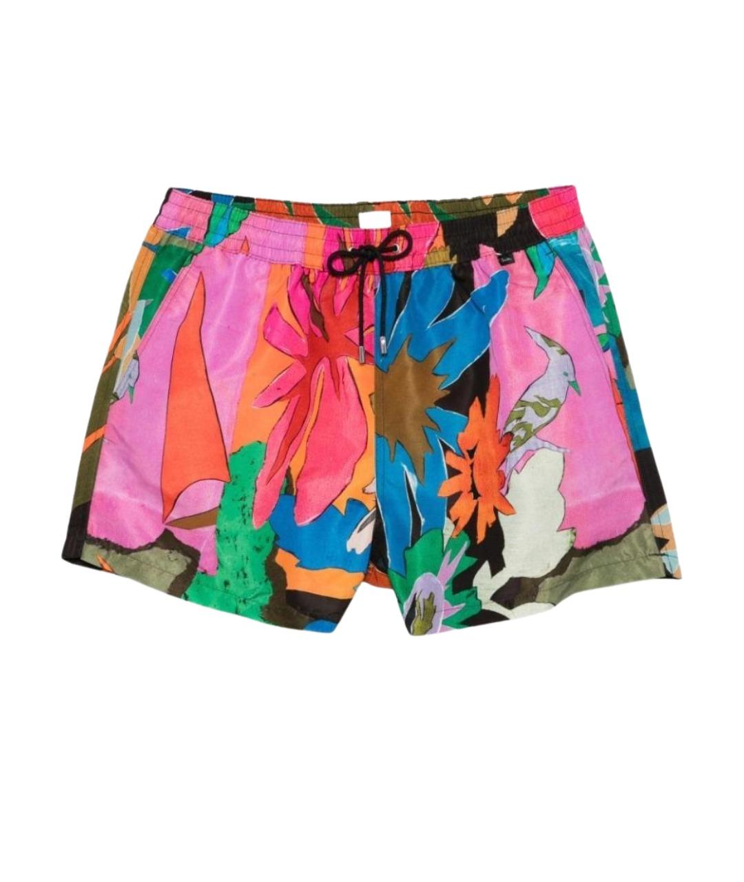 PAUL SMITH Мульти полиэстеровые шорты, фото 1