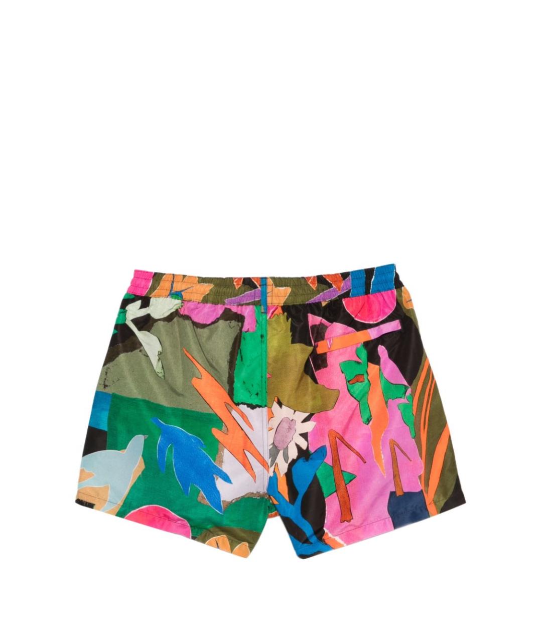 PAUL SMITH Мульти полиэстеровые шорты, фото 3