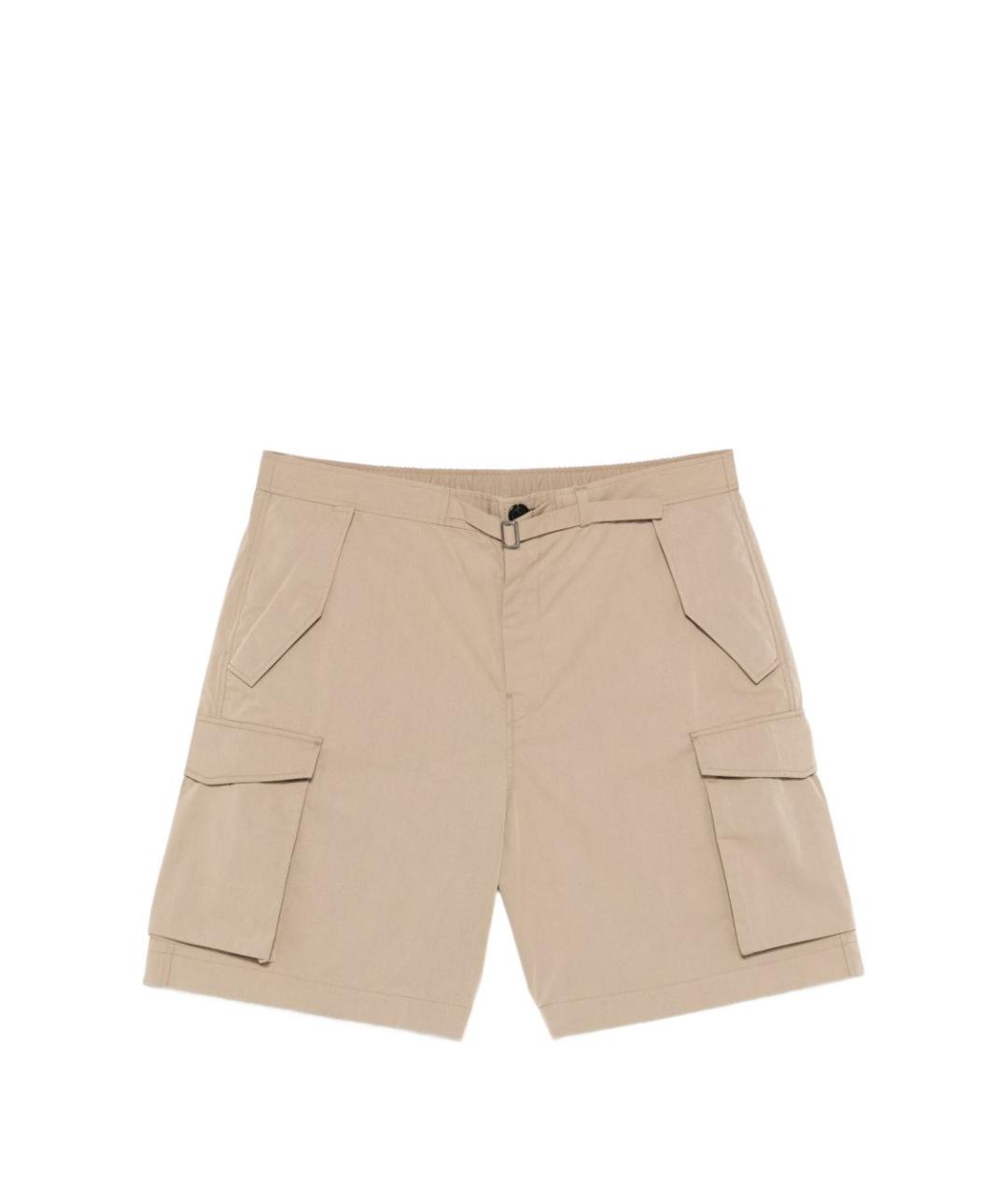 PAUL SMITH Бежевые хлопковые шорты, фото 1