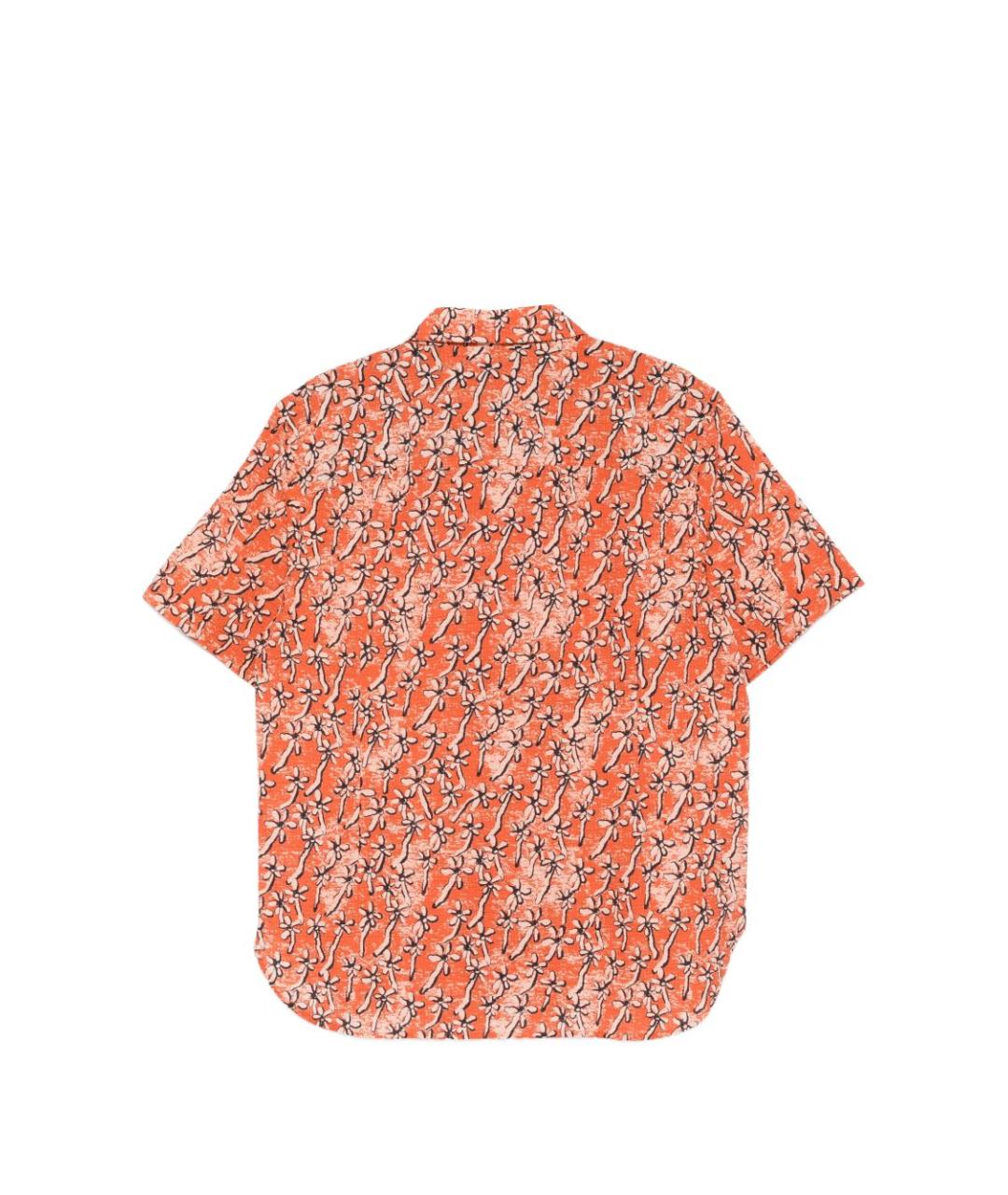 PAUL SMITH Оранжевая хлопковая кэжуал рубашка, фото 2