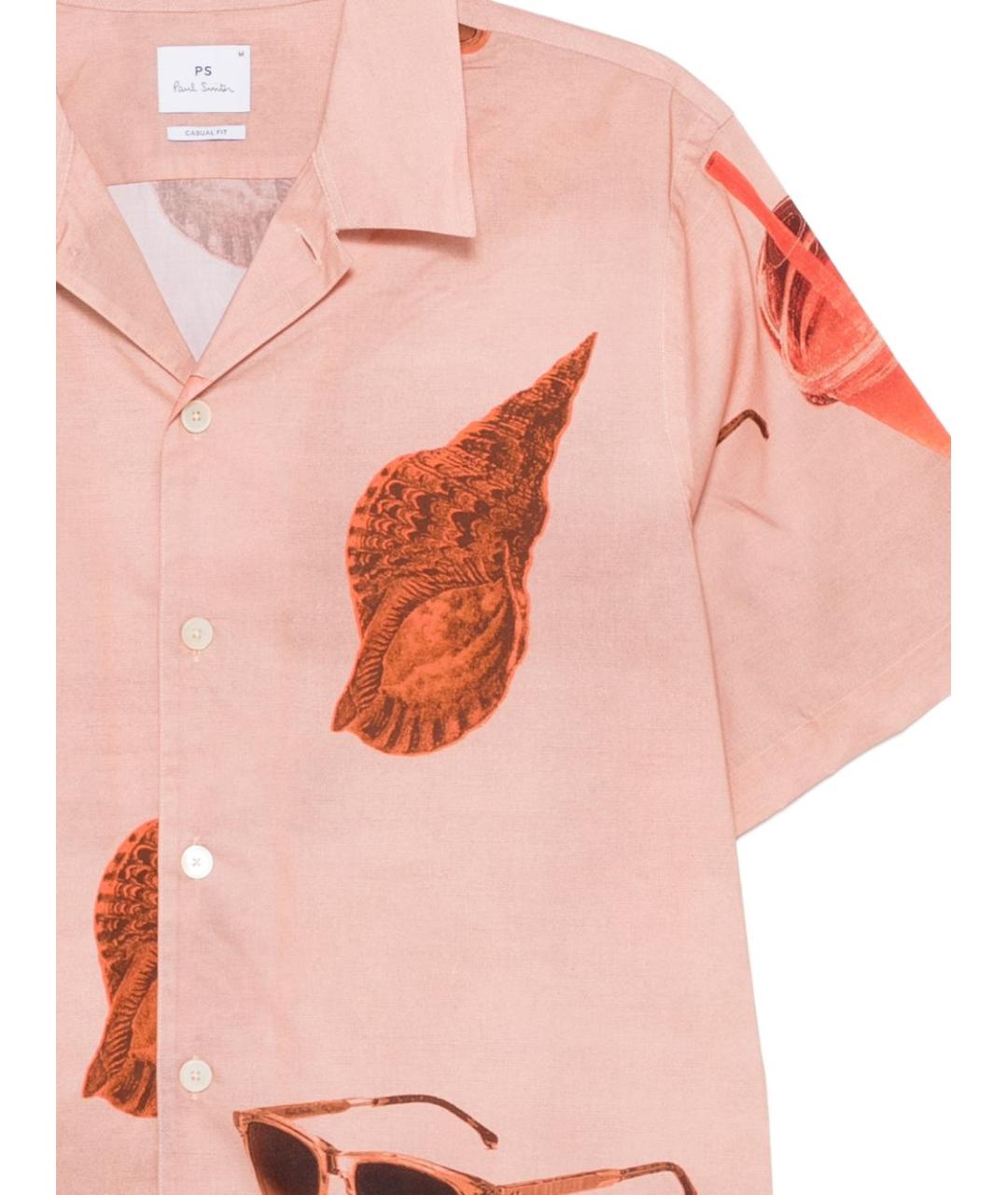 PAUL SMITH Розовая хлопковая кэжуал рубашка, фото 3
