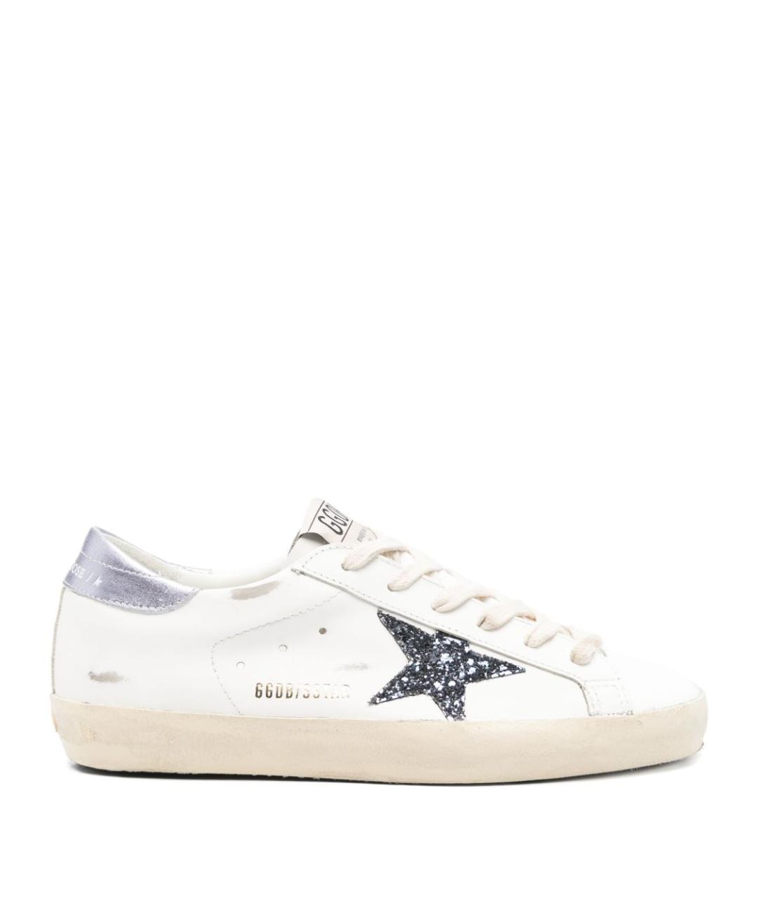 GOLDEN GOOSE DELUXE BRAND Белые кожаные кеды, фото 1