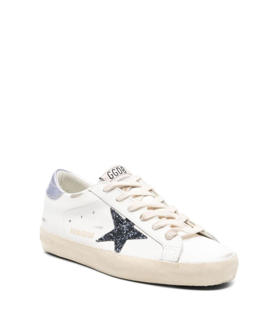 GOLDEN GOOSE DELUXE BRAND Белые кожаные кеды, фото 2