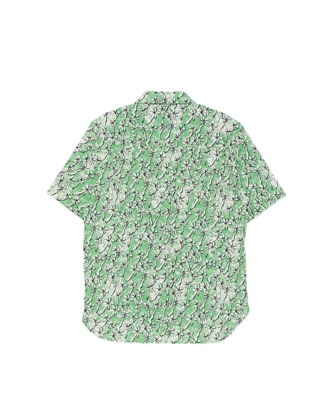 PAUL SMITH Зеленая хлопковая кэжуал рубашка, фото 2