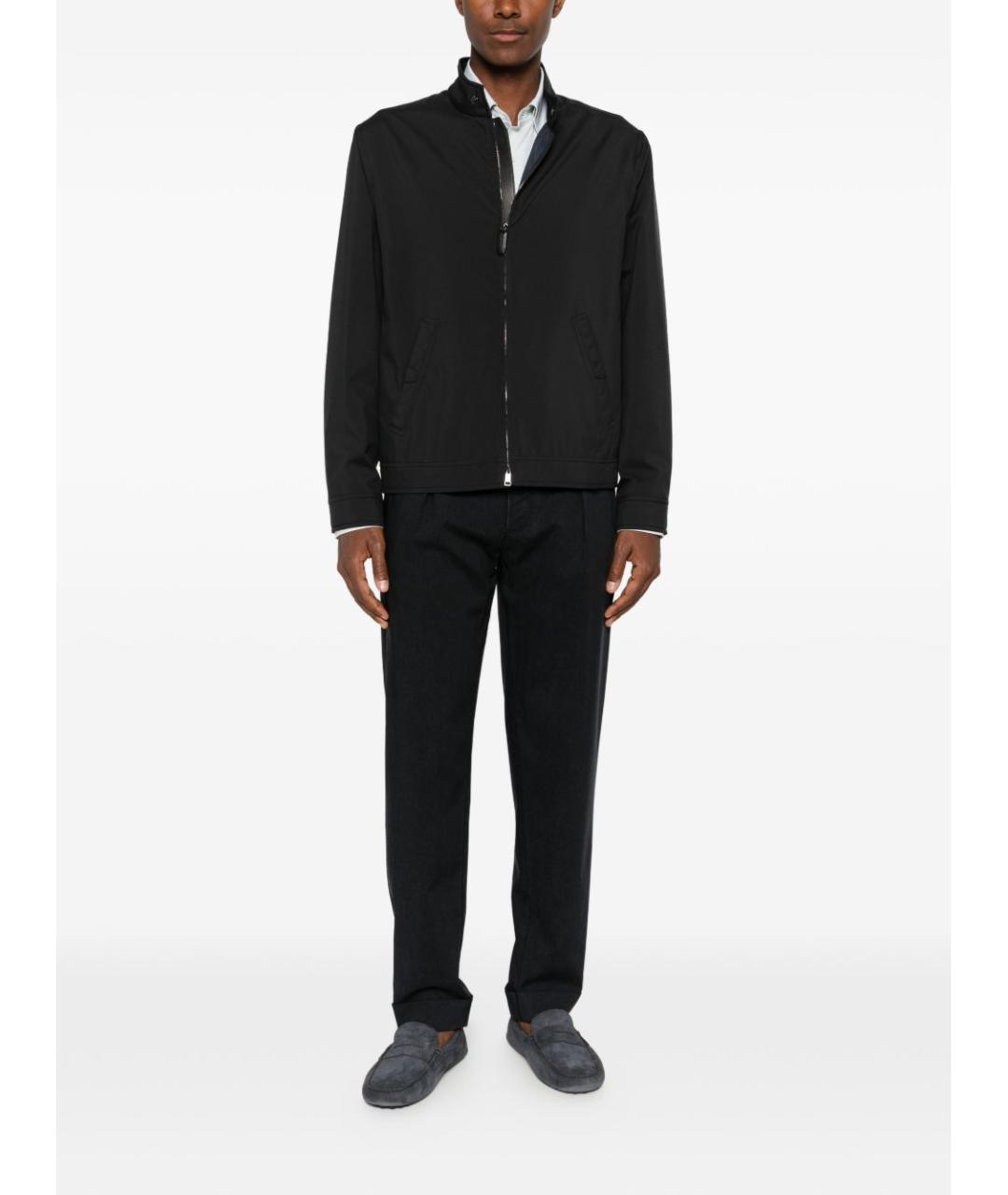 BRIONI Темно-синяя полиамидовая куртка, фото 3