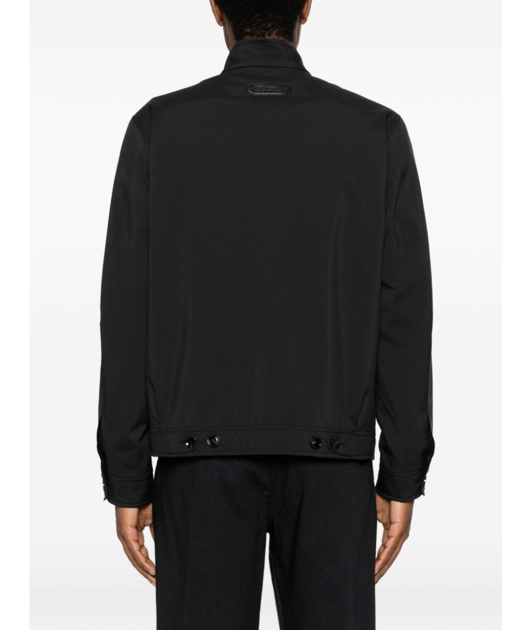 BRIONI Темно-синяя полиамидовая куртка, фото 5