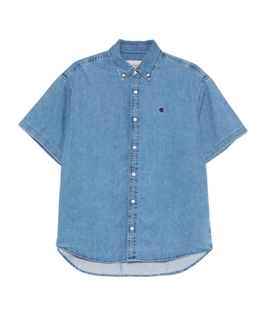 CARHARTT WIP Голубая хлопковая кэжуал рубашка, фото 1