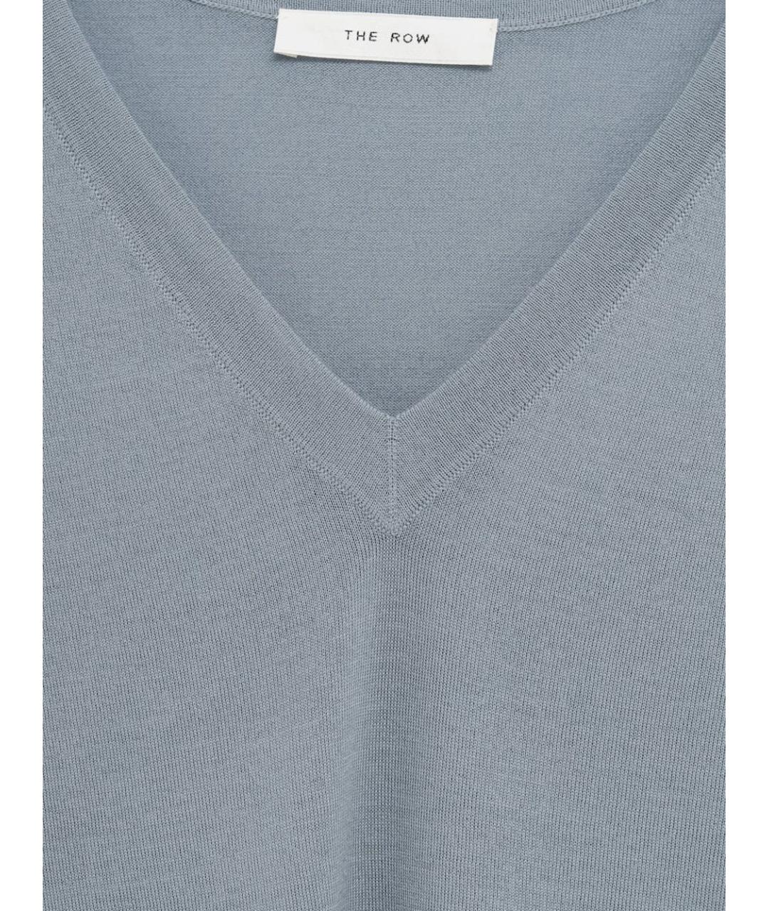 THE ROW Голубой шерстяной джемпер / свитер, фото 2