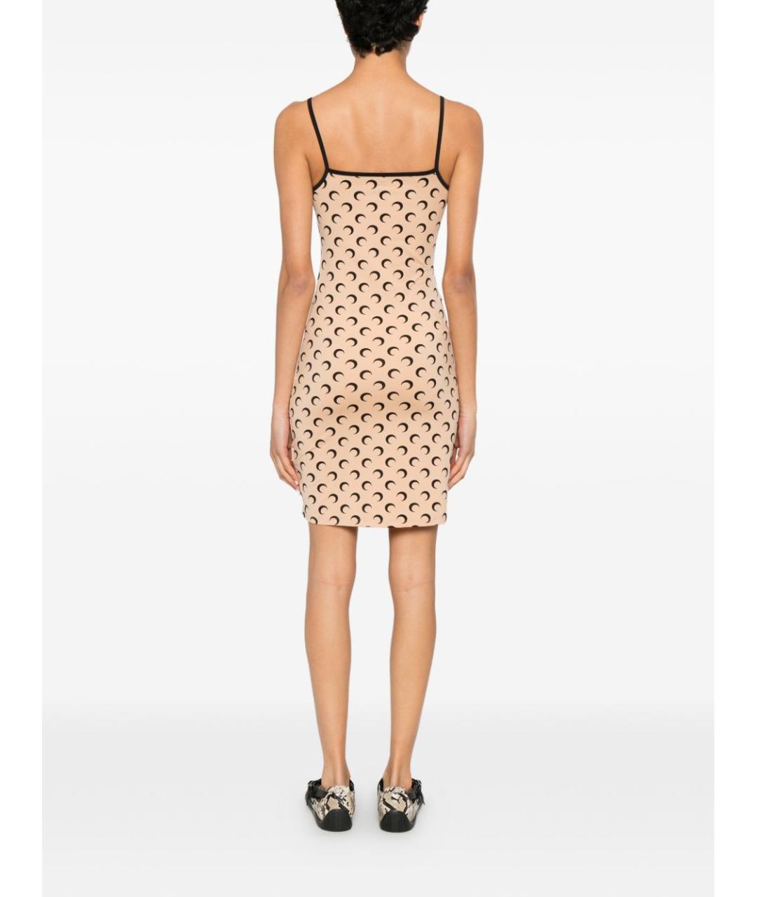 MARINE SERRE Бежевое повседневное платье, фото 5