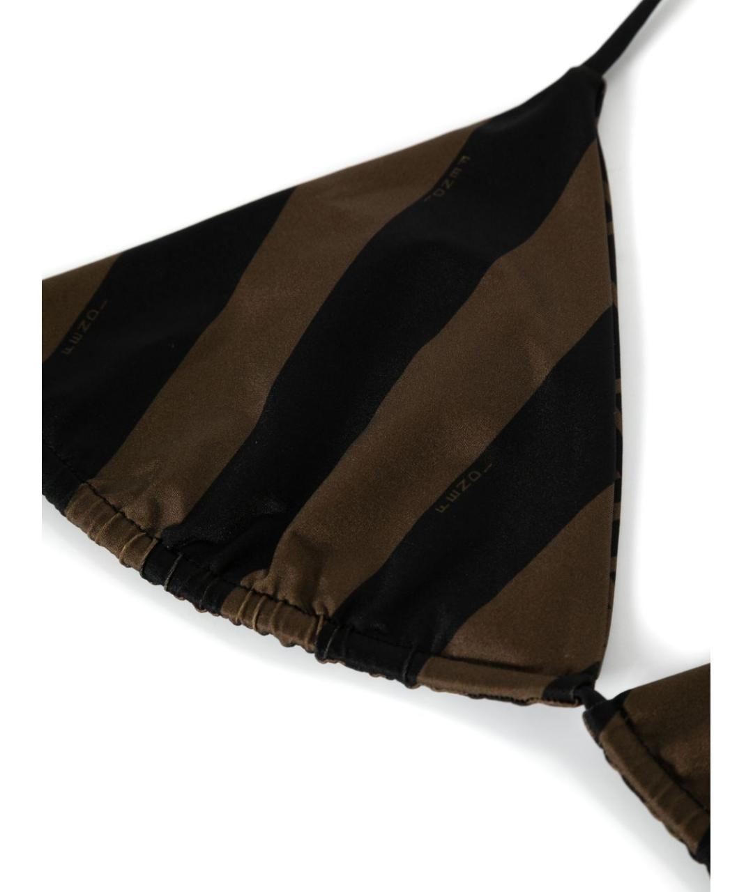 FENDI Коричневый полиамидовый купальник, фото 2