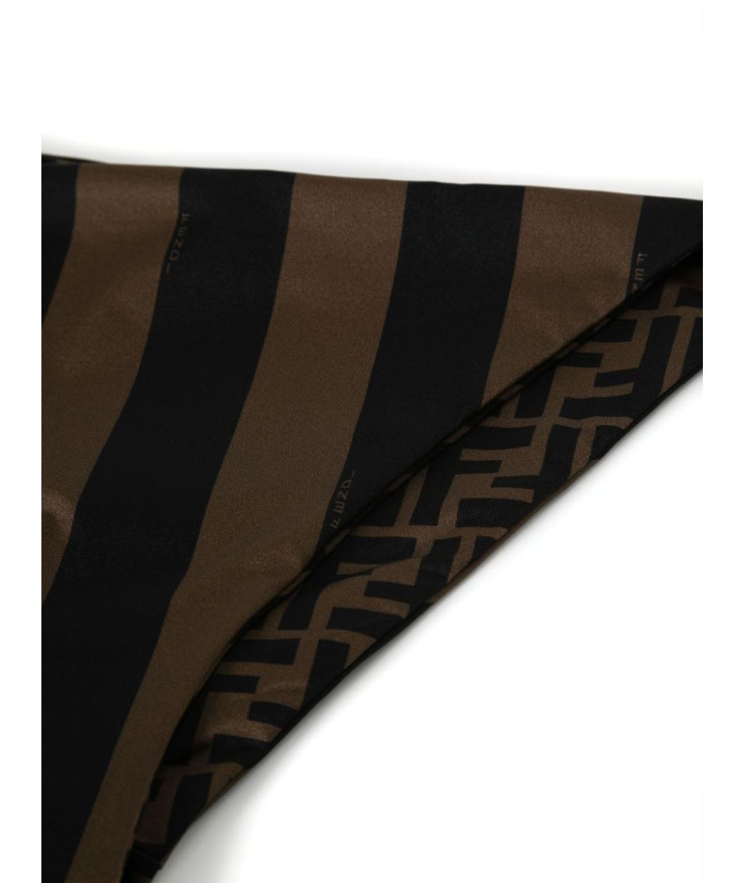 FENDI Коричневый полиамидовый купальник, фото 4